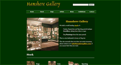Desktop Screenshot of hamsheregallery.co.uk