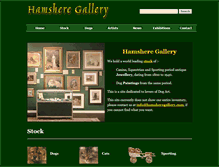 Tablet Screenshot of hamsheregallery.co.uk
